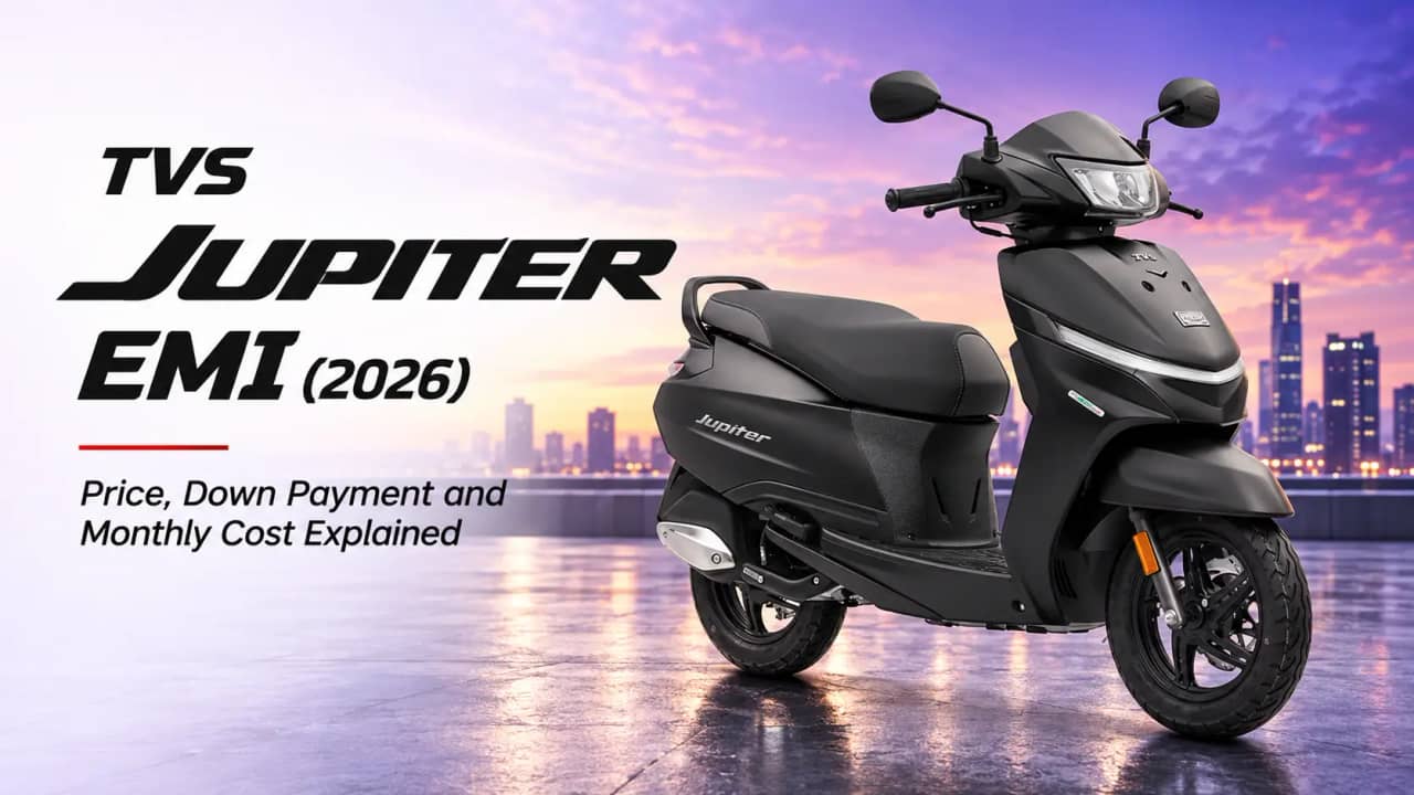TVS Jupiter Price Down Payment and EMI for Daily Household Travel TVS Jupiter Price Down Payment and EMI for Daily Household Travel
