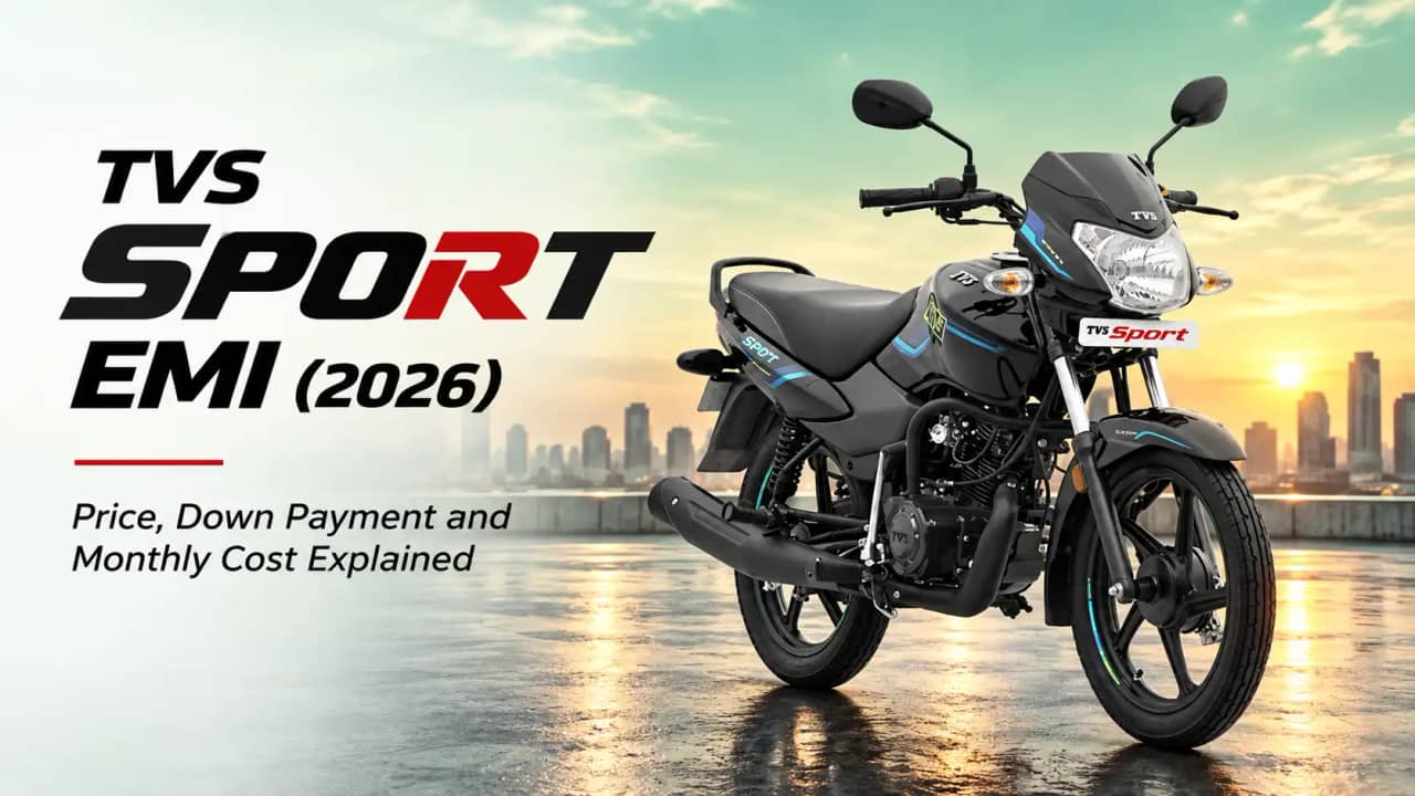 TVS Sport Low Cost Commuting EMI and Down Payment Explained TVS Sport Low Cost Commuting EMI and Down Payment Explained