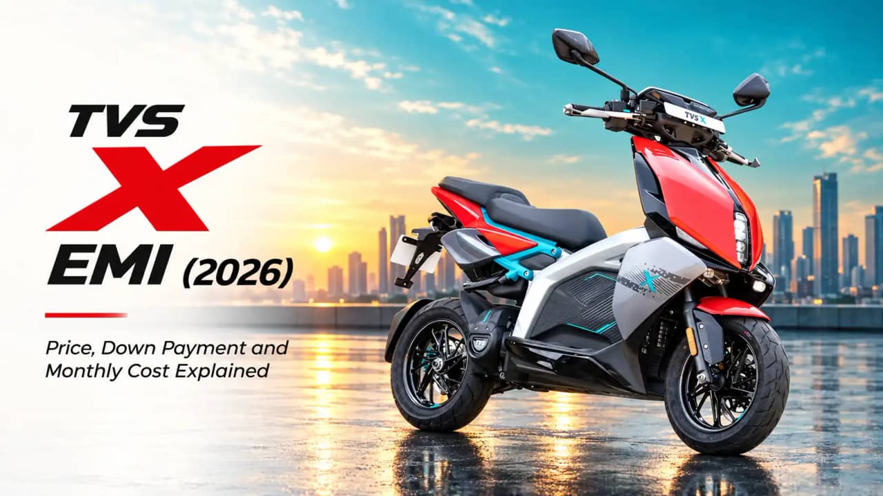 TVS X Premium Electric Scooter EMI and Ownership Costs TVS X Premium Electric Scooter EMI and Ownership Costs