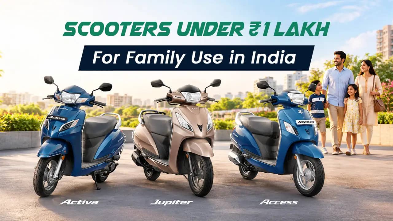 Scooters Under ₹1 Lakh for Family Use in India: Activa, Jupiter and Access Compared Scooters Under ₹1 Lakh for Family Use in India: Activa, Jupiter and Access Compared