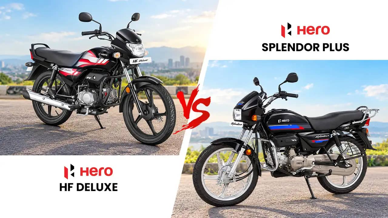 Hero HF Deluxe vs Splendor Plus: Is the ₹16,000 Gap Worth It? Hero HF Deluxe vs Splendor Plus: Is the ₹16,000 Gap Worth It?